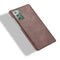 For Samsung Galaxy Note20 Shockproof Litchi Texture PC + PU Case(Brown)