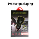 Qc3.0 Dual USB 6A Vehicle Fast Charger / Mobile Phone Tablet Fast Charging(Black)