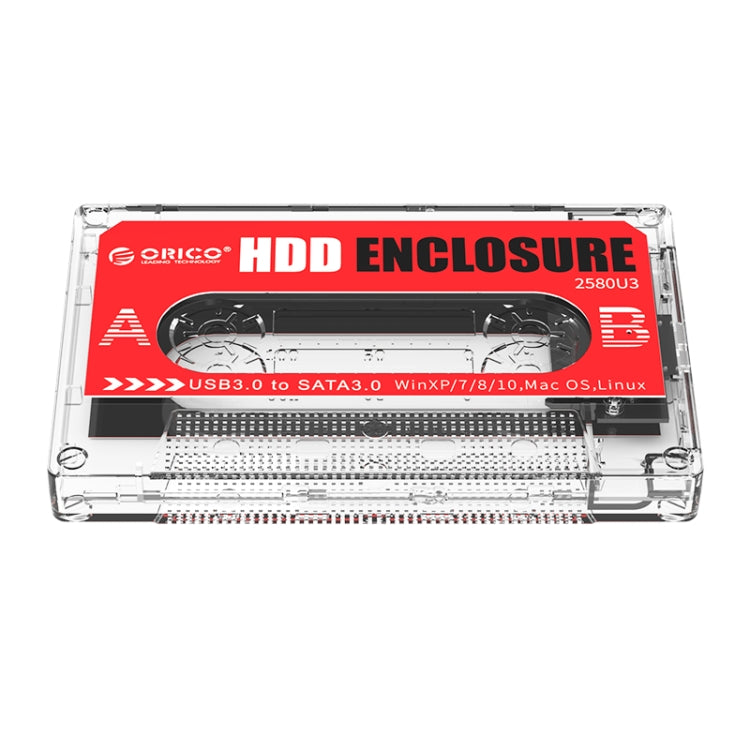 ORICO 2580U3 2.5 inch USB 3.0 Nostalgic HDD Enclosure Mobile Hard Disk Box