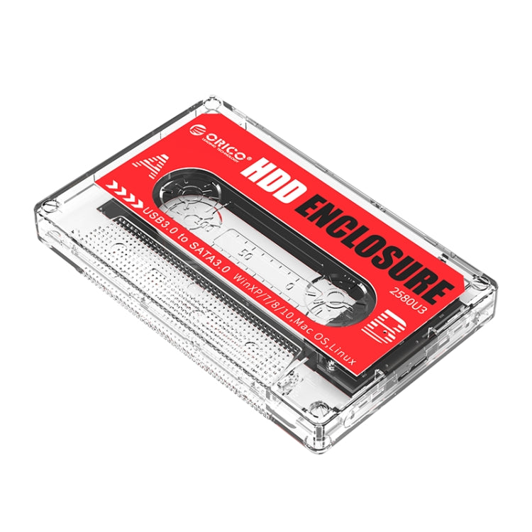 ORICO 2580U3 2.5 inch USB 3.0 Nostalgic HDD Enclosure Mobile Hard Disk Box