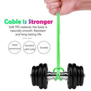 USB to Micro USB Magnetic Suction Colorful Streamer Mobile Phone Charging Cable, Length: 2m(Green Light)