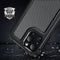 For iPhone 12 / 12 Pro Transparent Carbon Fiber Texture Rugged Full Body TPU+PC Scratch-Resistant Shockproof Case(Black)