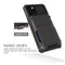 For iPhone 12 / 12 Pro Scratch-Resistant Shockproof Heavy Duty Rugged Armor Protective Case with Card Solt(Dark Grey)