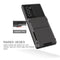 For Samsung Galaxy Note20 Scratch-Resistant Shockproof Heavy Duty Rugged Armor Protective Case with Card Slot(Purple)