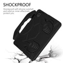 For Samsung Galaxy Tab S6 Lite / P610 Thumb Bracket EVA Shockproof Tablet Case(Black)