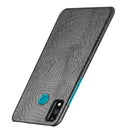 For Huawei Honor 9X Lite Shockproof Crocodile Texture PC + PU Case(Black)