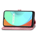 For OPPO Realme C11 Mandala Flower Embossed Horizontal Flip Leather Case with Bracket / Card Slot / Wallet / Lanyard(Rose Gold)