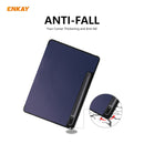 ENKAY ENK-8011 PU Leather + TPU Smart Case with Pen Slot for Samsung Galaxy Tab S8 / Galaxy Tab S7 11.0 T870 / T875(Dark Blue)