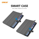 ENKAY ENK-8011 PU Leather + TPU Smart Case with Pen Slot for Samsung Galaxy Tab S8 / Galaxy Tab S7 11.0 T870 / T875(Grey)
