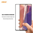 2 PCS For Samsung Galaxy Note 20 ENKAY Hat-Prince Full Glue 0.2mm 9H 2.5D Tempered Glass Full Coverage Film Support Fingerprint Unlock
