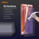 2 PCS For Samsung Galaxy Note 20 ENKAY Hat-Prince Full Glue 0.2mm 9H 2.5D Tempered Glass Full Coverage Film Support Fingerprint Unlock