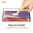 2 PCS For Samsung Galaxy Note 20 ENKAY Hat-Prince Full Glue 0.2mm 9H 2.5D Tempered Glass Full Coverage Film Support Fingerprint Unlock