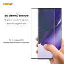 2 PCS For Samsung Galaxy Note 20 Ultra ENKAY Hat-Prince 0.26mm 9H 3D Explosion-proof Full Screen Curved Heat Bending Tempered Glass Film