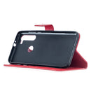 For Motorola Moto G8 Crazy Horse Texture Horizontal Flip Leather Case with Holder & Card Slots & Wallet & Photo Frame(Red)