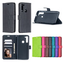 For Motorola Moto G8 Crazy Horse Texture Horizontal Flip Leather Case with Holder & Card Slots & Wallet & Photo Frame(Red)