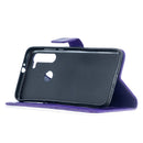 For Motorola Moto G8 Crazy Horse Texture Horizontal Flip Leather Case with Holder & Card Slots & Wallet & Photo Frame(Purple)