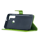 For Motorola Moto G8 Crazy Horse Texture Horizontal Flip Leather Case with Holder & Card Slots & Wallet & Photo Frame(Green)