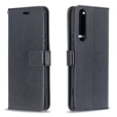 For Sony Xperia 1 II Crazy Horse Texture Horizontal Flip Leather Case with Holder & Card Slots & Wallet & Photo Frame(Black)