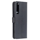 For Sony Xperia 1 II Crazy Horse Texture Horizontal Flip Leather Case with Holder & Card Slots & Wallet & Photo Frame(Black)