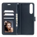 For Sony Xperia 1 II Crazy Horse Texture Horizontal Flip Leather Case with Holder & Card Slots & Wallet & Photo Frame(Black)