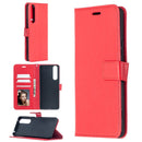For Sony Xperia 1 II Crazy Horse Texture Horizontal Flip Leather Case with Holder & Card Slots & Wallet & Photo Frame(Red)