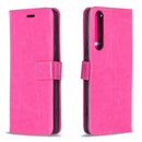 For Sony Xperia 1 II Crazy Horse Texture Horizontal Flip Leather Case with Holder & Card Slots & Wallet & Photo Frame(Rose)