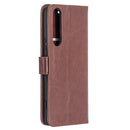 For Sony Xperia 1 II Crazy Horse Texture Horizontal Flip Leather Case with Holder & Card Slots & Wallet & Photo Frame(Brown)