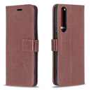 For Sony Xperia 1 II Crazy Horse Texture Horizontal Flip Leather Case with Holder & Card Slots & Wallet & Photo Frame(Brown)