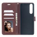 For Sony Xperia 1 II Crazy Horse Texture Horizontal Flip Leather Case with Holder & Card Slots & Wallet & Photo Frame(Brown)