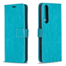 For Sony Xperia 1 II Crazy Horse Texture Horizontal Flip Leather Case with Holder & Card Slots & Wallet & Photo Frame(Blue)