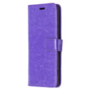 For Sony Xperia 1 II Crazy Horse Texture Horizontal Flip Leather Case with Holder & Card Slots & Wallet & Photo Frame(Purple)