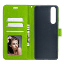 For Sony Xperia 1 II Crazy Horse Texture Horizontal Flip Leather Case with Holder & Card Slots & Wallet & Photo Frame(Green)