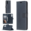 For Sony Xperia 10 II Crazy Horse Texture Horizontal Flip Leather Case with Holder & Card Slots & Wallet & Photo Frame(Black)