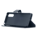 For Sony Xperia 10 II Crazy Horse Texture Horizontal Flip Leather Case with Holder & Card Slots & Wallet & Photo Frame(Black)