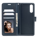 For Sony Xperia 10 II Crazy Horse Texture Horizontal Flip Leather Case with Holder & Card Slots & Wallet & Photo Frame(Black)