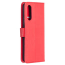 For Sony Xperia 10 II Crazy Horse Texture Horizontal Flip Leather Case with Holder & Card Slots & Wallet & Photo Frame(Red)