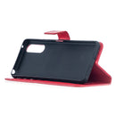 For Sony Xperia 10 II Crazy Horse Texture Horizontal Flip Leather Case with Holder & Card Slots & Wallet & Photo Frame(Red)