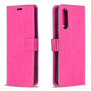 For Sony Xperia 10 II Crazy Horse Texture Horizontal Flip Leather Case with Holder & Card Slots & Wallet & Photo Frame(Rose)