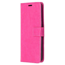 For Sony Xperia 10 II Crazy Horse Texture Horizontal Flip Leather Case with Holder & Card Slots & Wallet & Photo Frame(Rose)