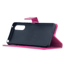 For Sony Xperia 10 II Crazy Horse Texture Horizontal Flip Leather Case with Holder & Card Slots & Wallet & Photo Frame(Rose)
