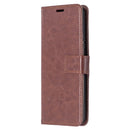 For Sony Xperia 10 II Crazy Horse Texture Horizontal Flip Leather Case with Holder & Card Slots & Wallet & Photo Frame(Brown)