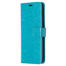 For Sony Xperia 10 II Crazy Horse Texture Horizontal Flip Leather Case with Holder & Card Slots & Wallet & Photo Frame(Blue)