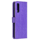 For Sony Xperia 10 II Crazy Horse Texture Horizontal Flip Leather Case with Holder & Card Slots & Wallet & Photo Frame(Purplue)