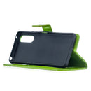 For Sony Xperia 10 II Crazy Horse Texture Horizontal Flip Leather Case with Holder & Card Slots & Wallet & Photo Frame(Green)