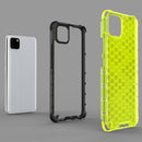 For OPPO Realme C11 Shockproof Honeycomb PC + TPU Case(White)