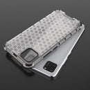 For OPPO Realme C11 Shockproof Honeycomb PC + TPU Case(White)