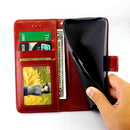 For Huawei Y6p(2020) Crazy Horse Texture Leather Horizontal Flip Protective Case with Holder & Card Slots & Wallet & Photo Frame(Black)