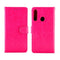 For Huawei Y6p(2020) Crazy Horse Texture Leather Horizontal Flip Protective Case with Holder & Card Slots & Wallet & Photo Frame(Magenta)