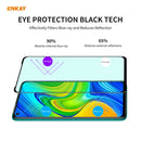 ForRedmi 10X 4G / Redmi Note 9 ENKAY Hat-Prince 0.26mm 9H 6D Curved Full Screen Eye Protection Green Film Tempered Glass Protector