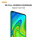 ForRedmi 10X 4G / Redmi Note 9 ENKAY Hat-Prince 0.26mm 9H 6D Curved Full Screen Eye Protection Green Film Tempered Glass Protector